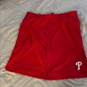 Men's Athletic Red Shorts